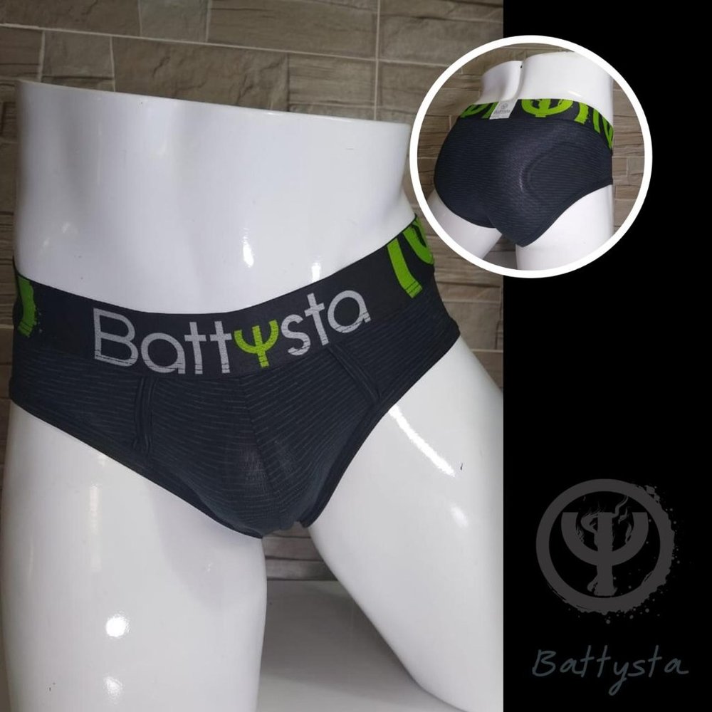 BLACK & GREEN MEN'S BRIEF UNDERWEAR
